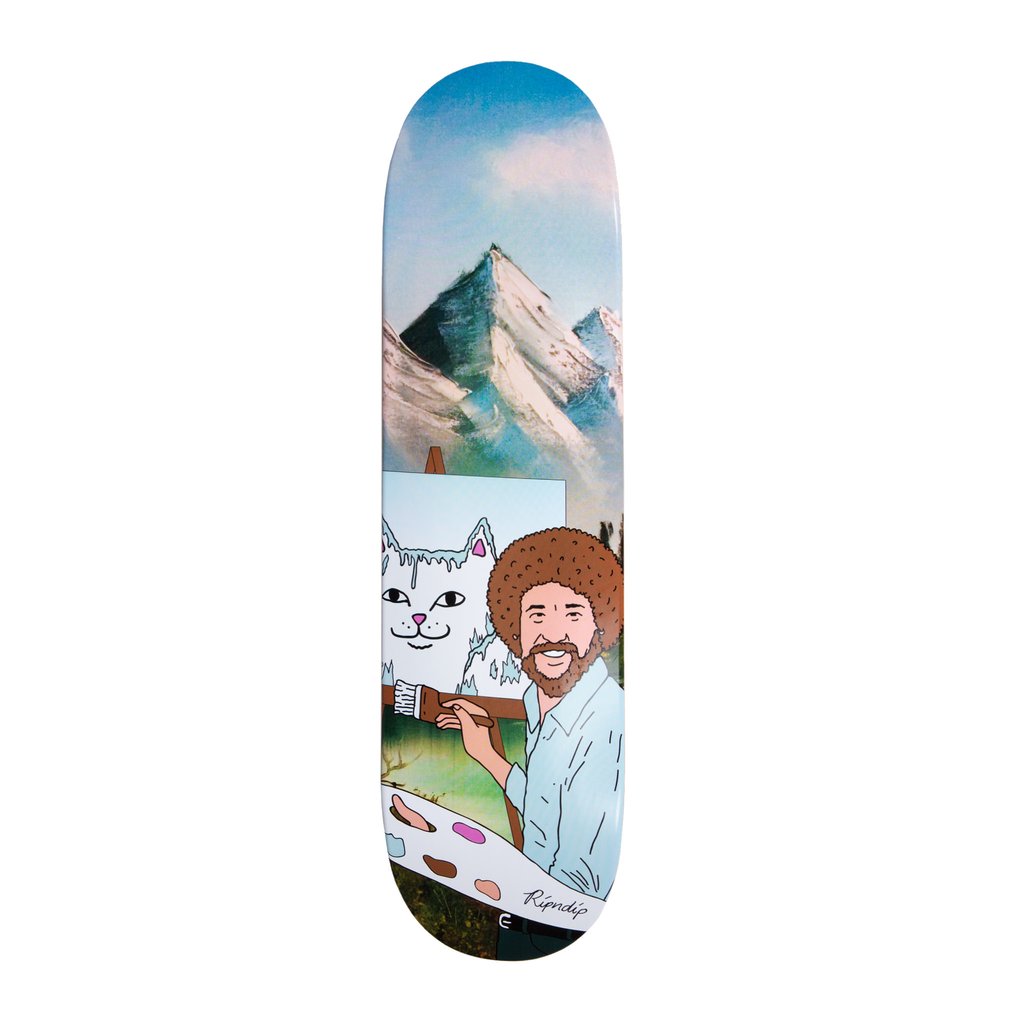 ripndip bob ross skateboard