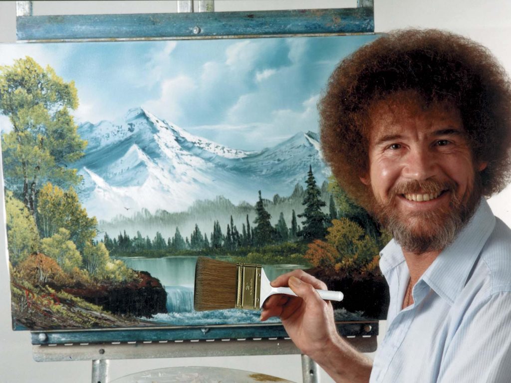 Awesome cool easy paintings The 5 Easiest Bob Ross Paintings For Beginners Twoinchbrush Com