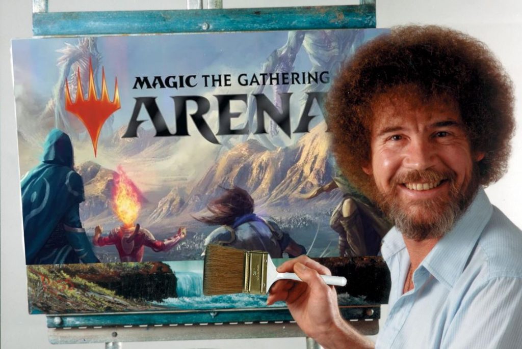 Magic The Gathering Bob Ross