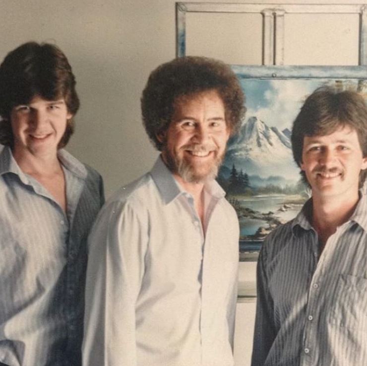 Steve Ross, Bob Ross, and Dana Jester