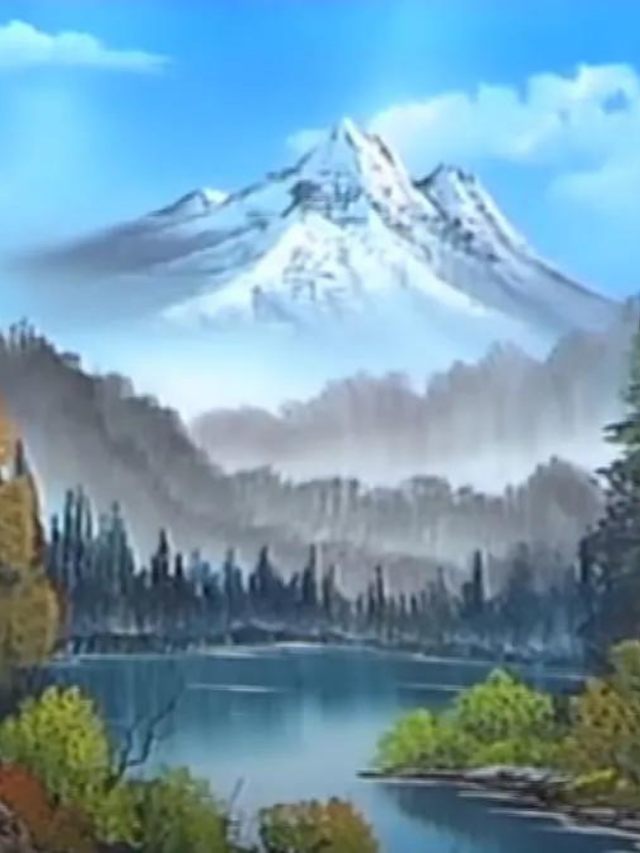 How To Paint Mountains Like Bob Ross Story