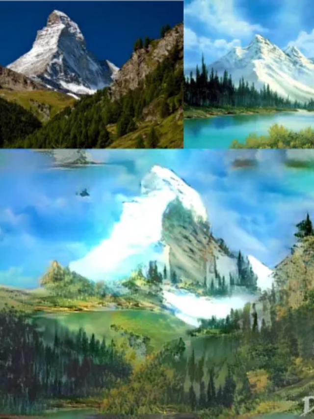 How To Paint Mountains Like Bob Ross