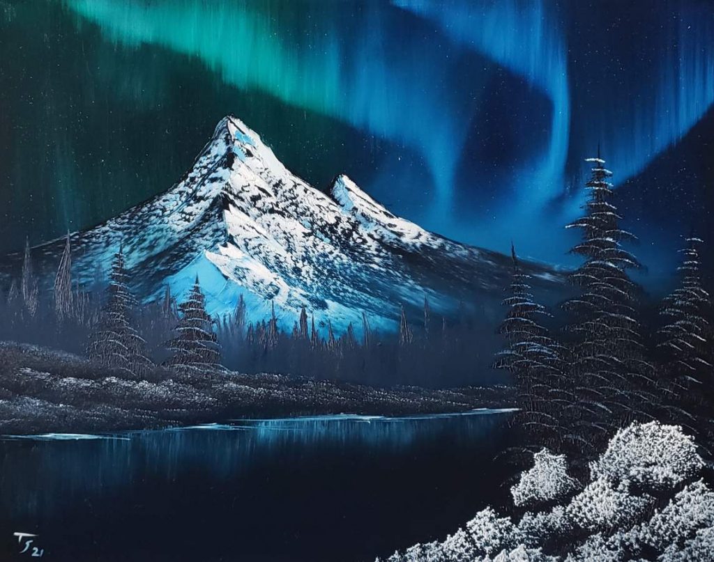 'NaturesBrushStudio's version of 'Northern Lights'