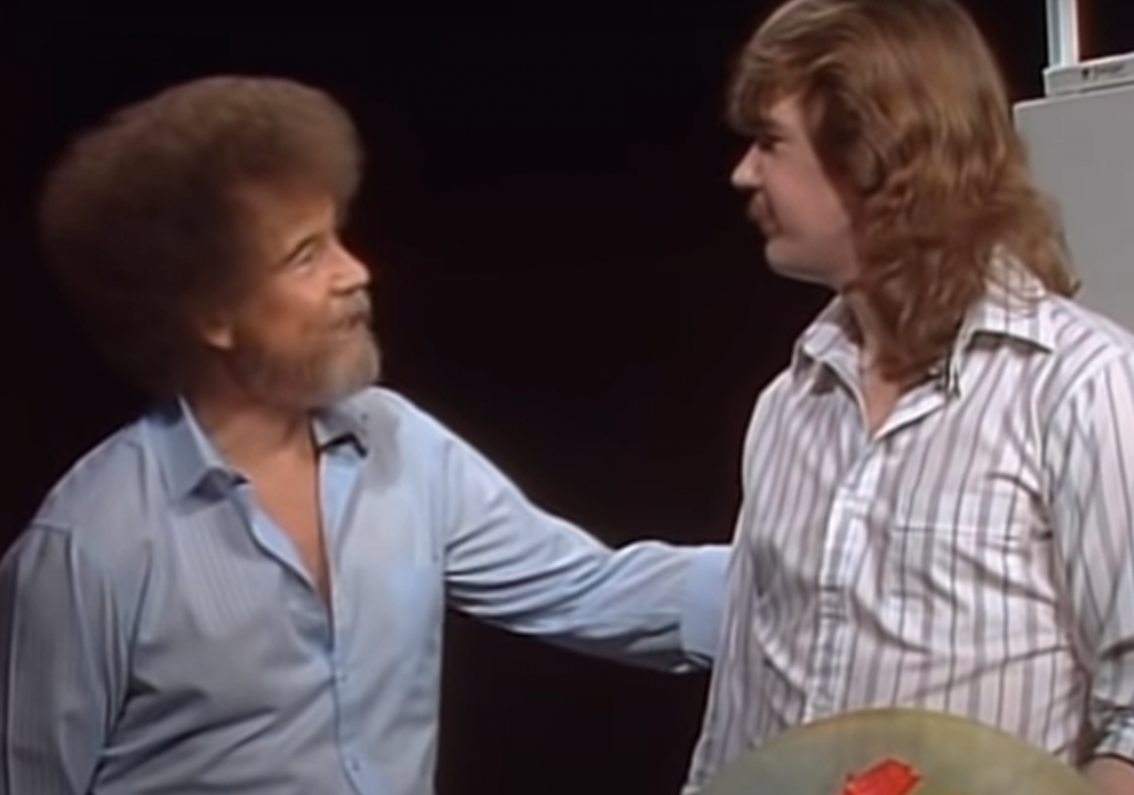 Bob Ross and his son Steve had a special bond